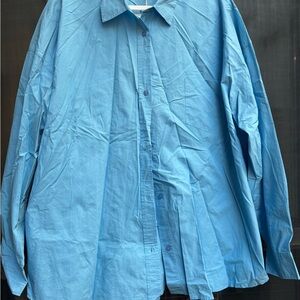 OAK + FORT light blue button down